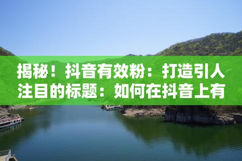 抖音刷100粉,抖音刷粉的秘密武器:怎样吸引更多粉丝?!