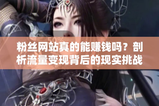 粉丝网站真的能赚钱吗？剖析流量变现背后的现实挑战