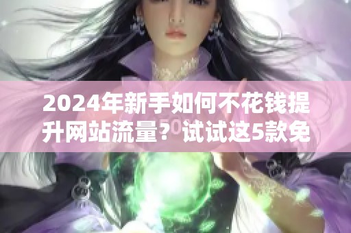 2024年新手如何不花钱提升网站流量?试试这5款免费工具 2024年新手如何不花钱提升网站流量?试试这5款免费工具
