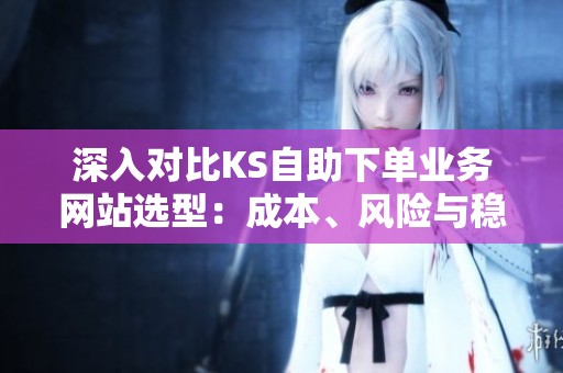 深入对比KS自助下单业务网站选型:成本、风险与稳定性全面解析 深入对比KS自助下单业务网站选型:成本、风险与稳定性全面解析
