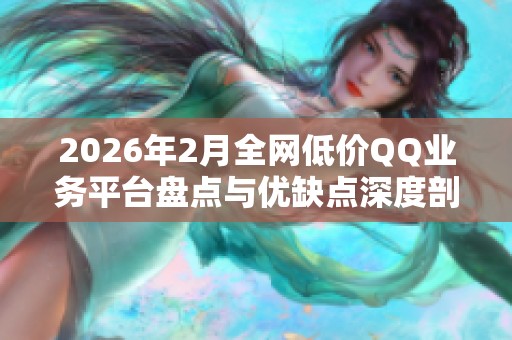 2026年2月全网低价QQ业务平台盘点与优缺点深度剖析 2026年2月全网低价QQ业务平台盘点与优缺点深度剖析