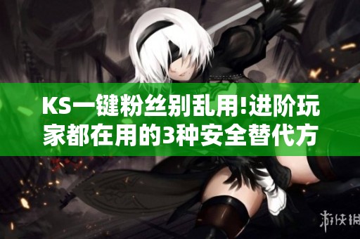 KS一键粉丝别乱用!进阶玩家都在用的3种安全替代方案 KS一键粉丝别乱用!进阶玩家都在用的3种安全替代方案