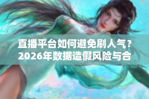 直播平台如何避免刷人气?2026年数据造假风险与合规增长指南 直播平台如何避免刷人气?2026年数据造假风险与合规增长指南